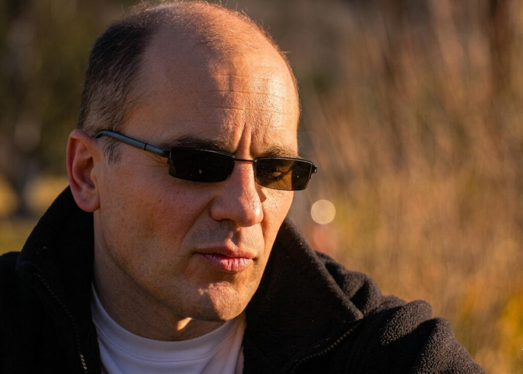 Tomasz Wawrzyniak w drodze do Karpnik